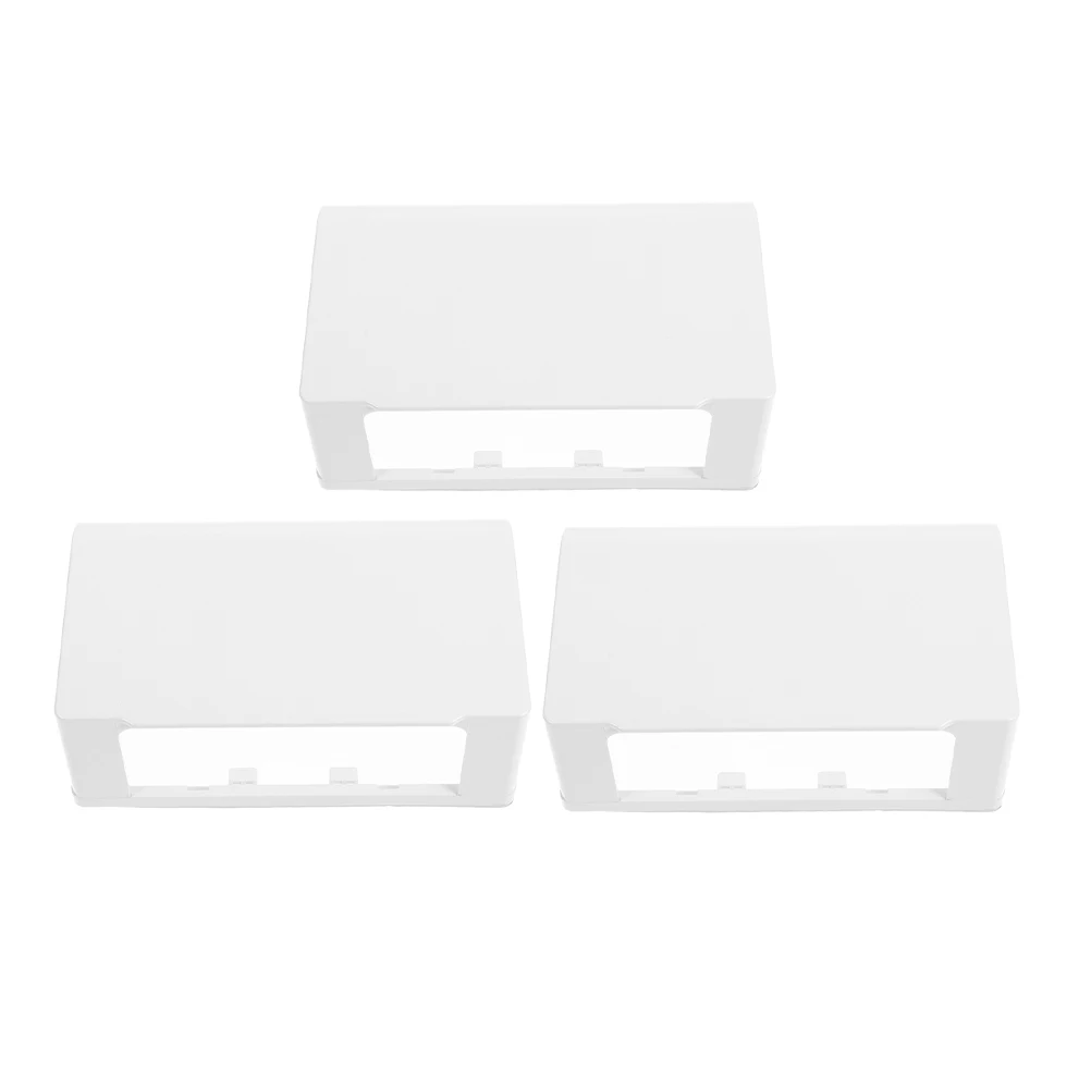 

3 Pcs Waterproof Socket Protective Cover Flip Outlet Protector Switch Covers Outdoor Plug White