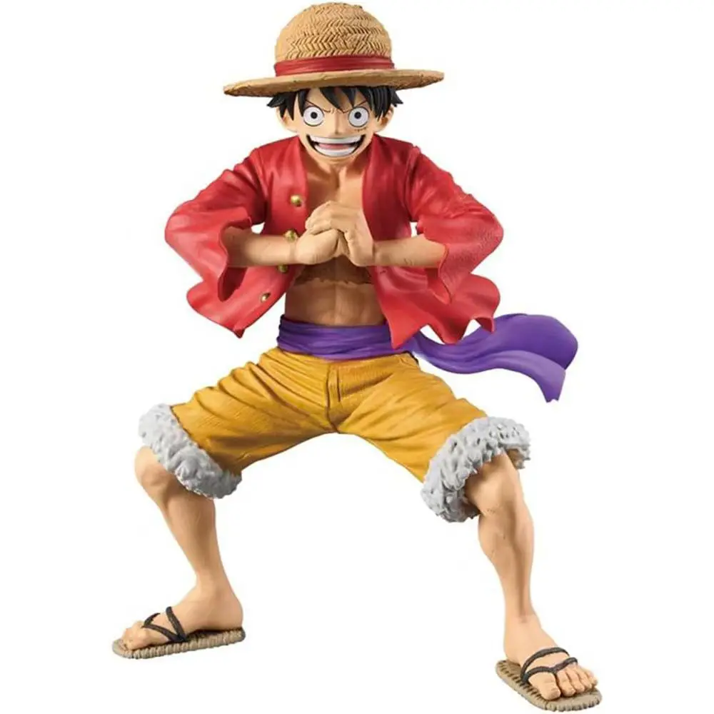 Original Banpresto One Piece Grandista Gros Luffy Action Figure Toys Anime Figurals Brinquedos Gifts