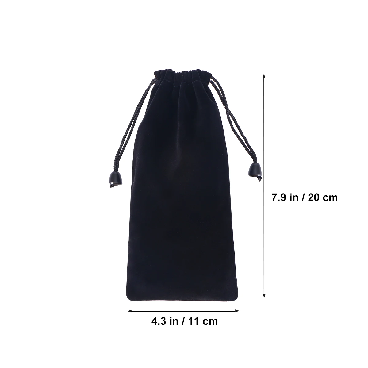 

2pcs Drawstring Pouches 20x11x0.3cm Watch Storage Bags Jewelry Travel Cloth Bag Pocket Watch Case Accessories