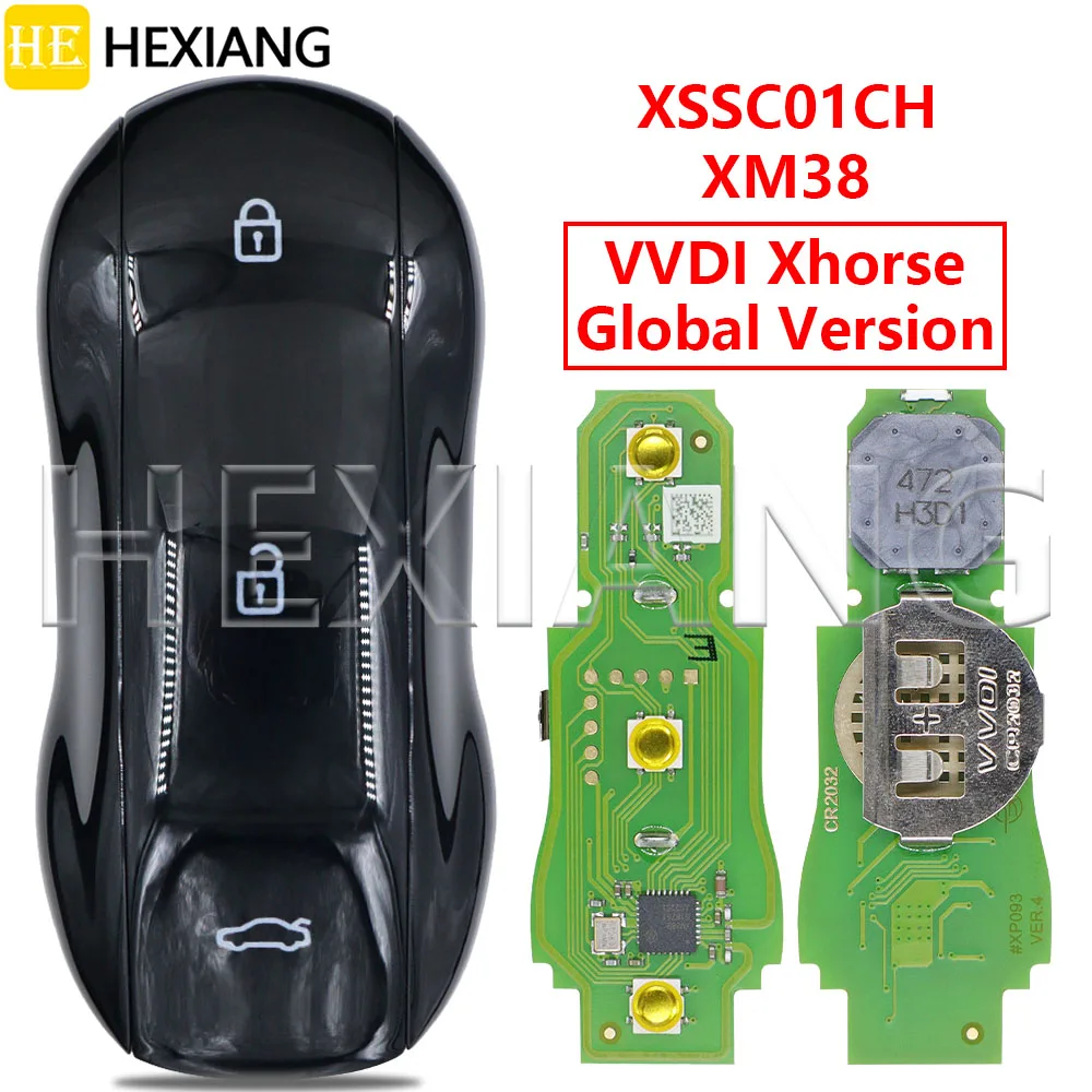 

HE XSSC01CH VVDI Xhorse XM38 Supercar Style Support 4D/4A/8A Chip Universal Car Remote Control Key For Toyota Lexus Chevrolet