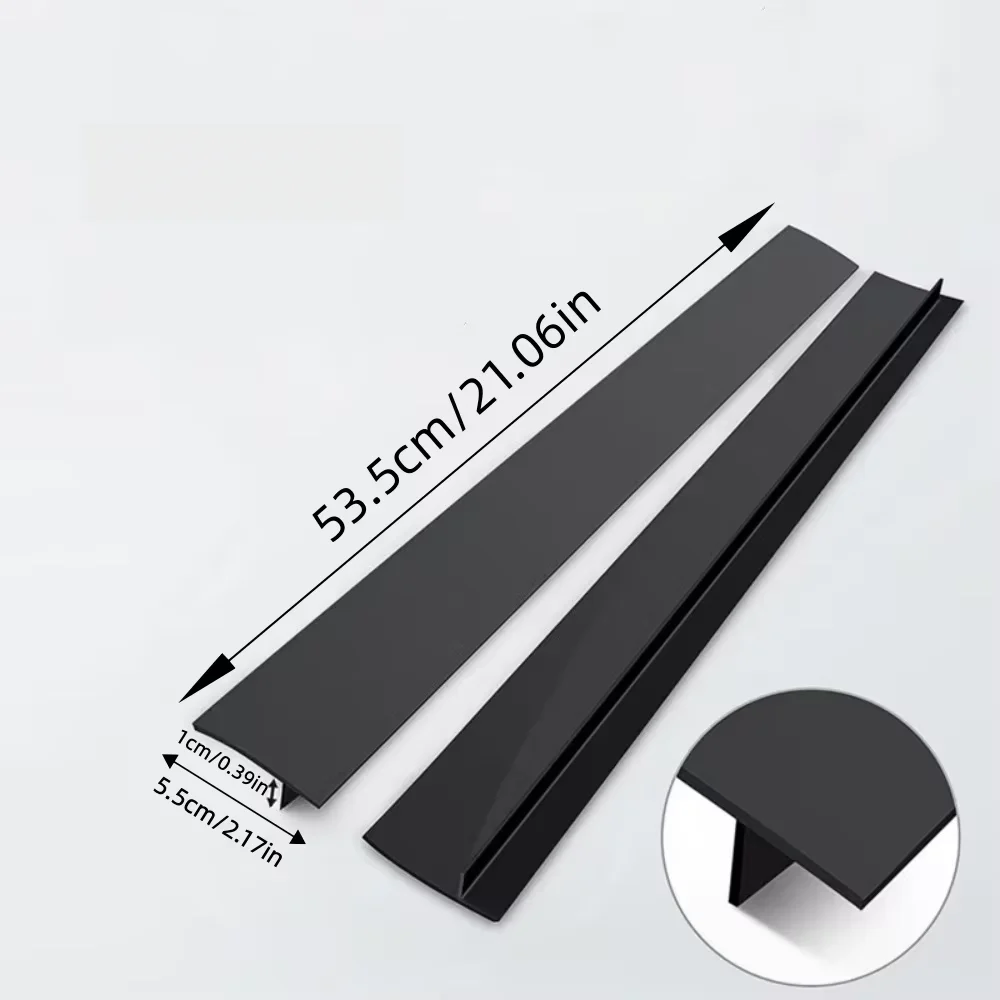 1/2pcs Silicone Stove Gap Covers Heat Resistant Oven Gap Filler Seals Spaces Between Stovetop and Counter Stove Gap Guard