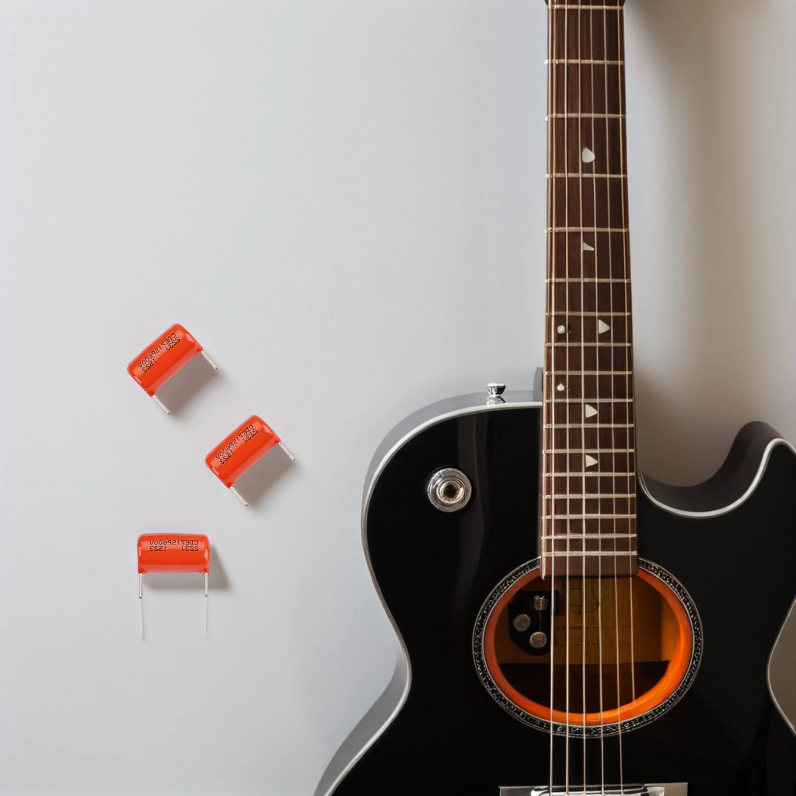

1 set 1 Set Capacitors Drop Bass Electric Guitar Capacitors Replacement Vintage Amplifier Durable Guitar Supplies