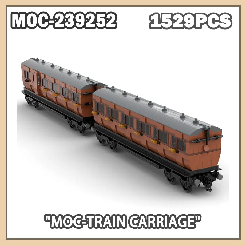 

MOC-239252 Аксессуары для поезда, строительные блоки, мелкие кусочки, креативные игрушки, подарок на день рождения, городский груз, железнодорожный поезд 1529P