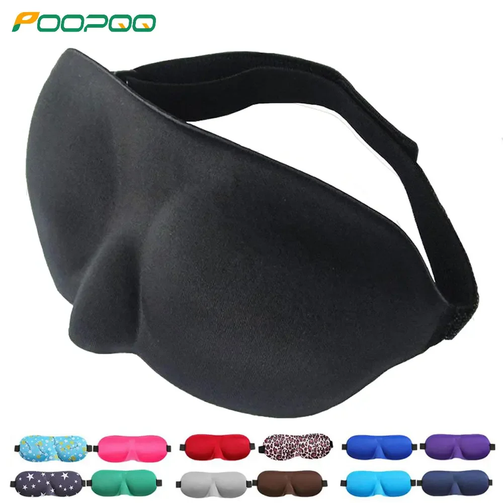 1pc 3d máscara de sono natural dormir máscara de olho sombra capa sombra olho remendo feminino e masculino macio portátil venda viagem eyepatch