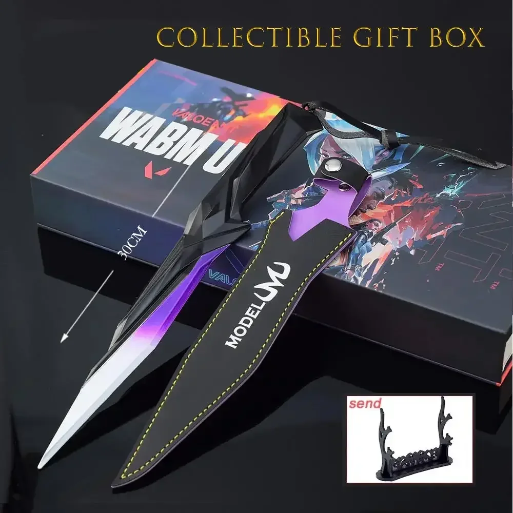 Valorant Singularity Knife Gift Box Melee Weapons Game Peripherals Alloy Katana Model Swords Classic Collector's Edition Toy Boy