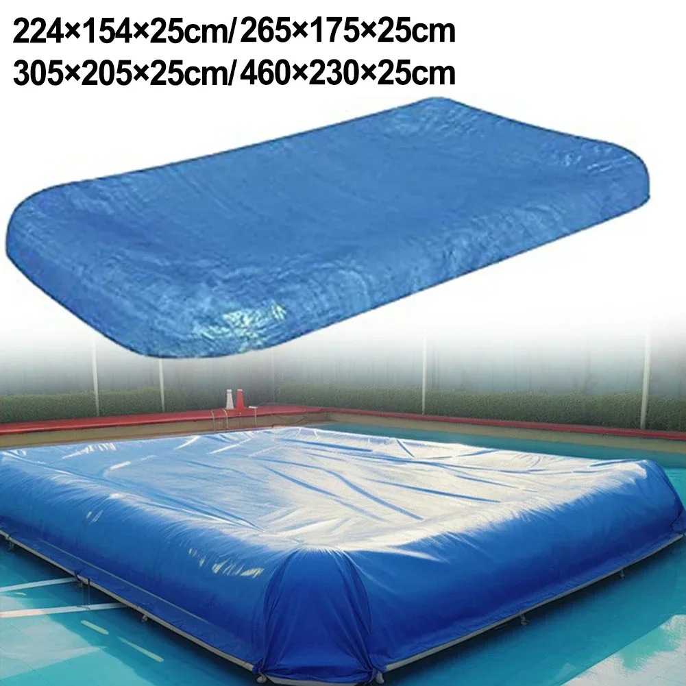 

Rectangular Pool Cover Protective Windproof Rainproof For Inflatable Pool Square Swimming Pool Cover Cloth