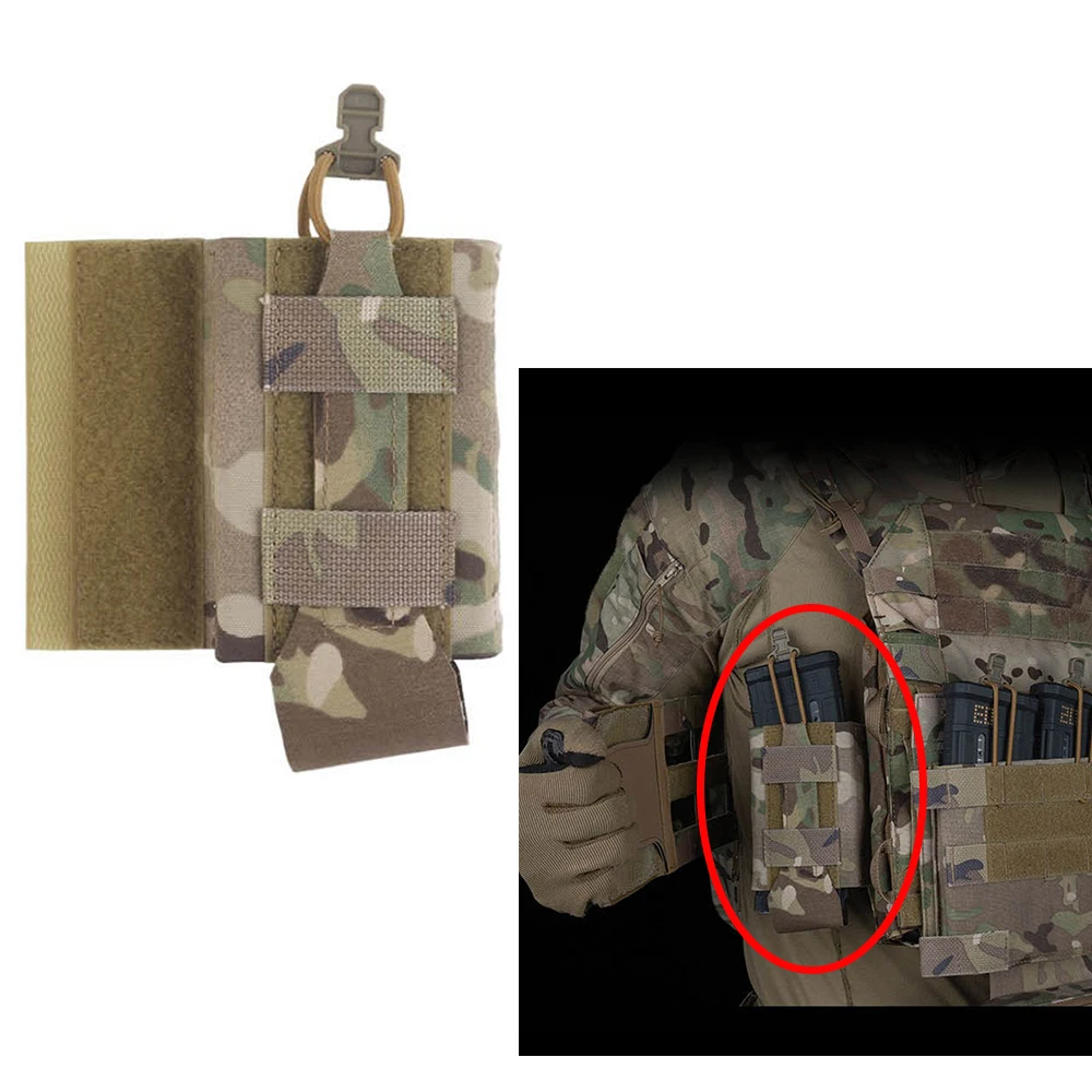 Tactical  5.56 Mag Pouch M4 Side Pouches R Series Quick Release Magazine Bag for  Hunting Vest Chest Rig