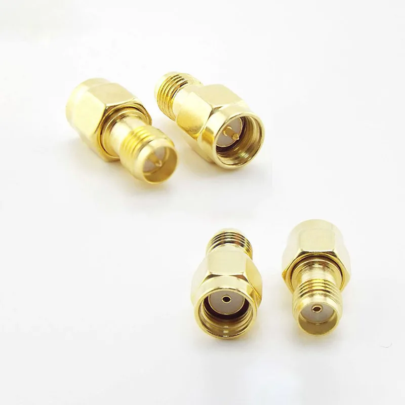 1pcs/5pcs SMA Connector Male female Plug To RP-SMA adapter plug RPSMA Female male RP SMA Jack Straight RF cable T1