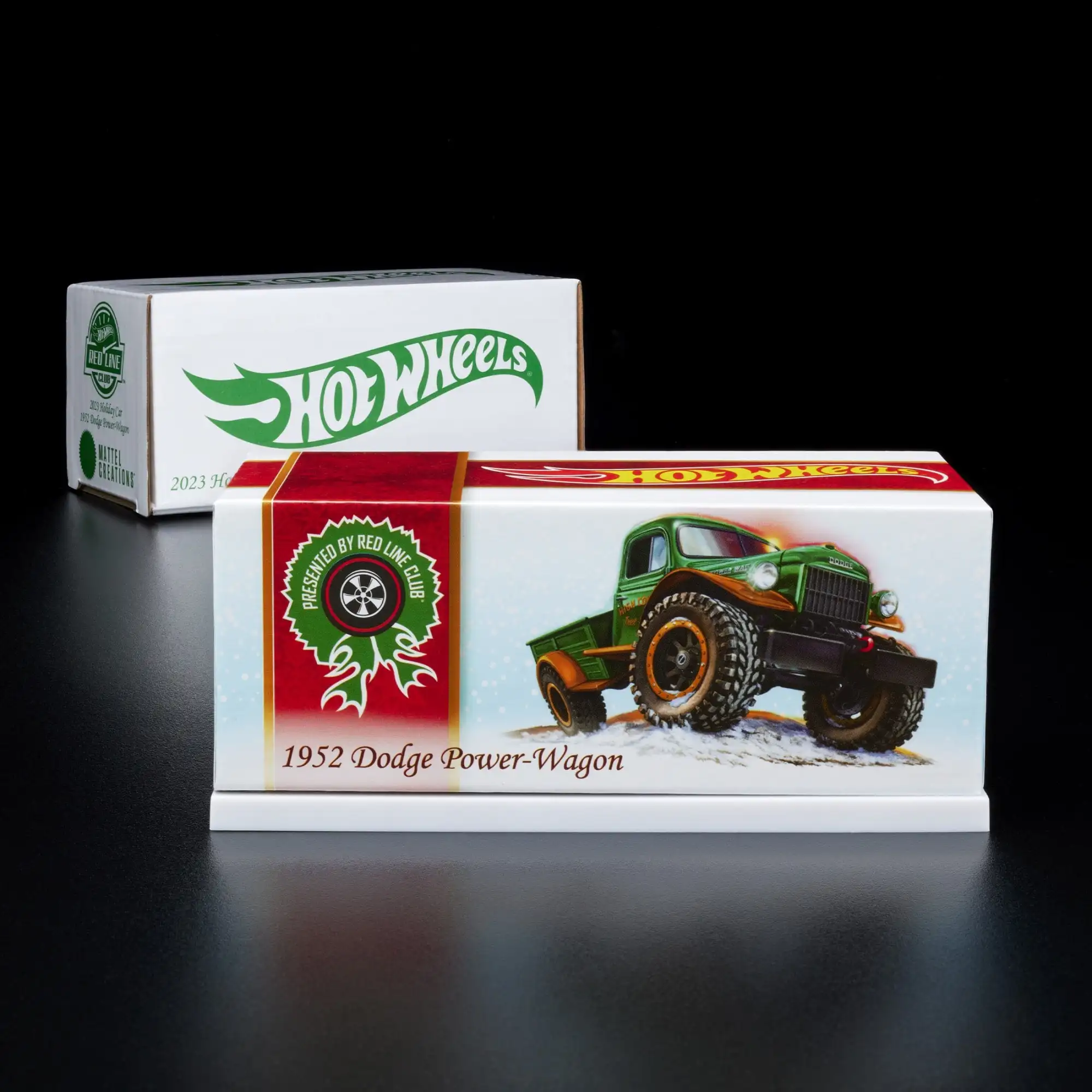 Hot Wheels Collectors RLC Exclusive Holiday 1952 Dodge Power-Wagon 1/64 Die-cast Model Cars