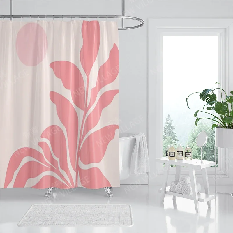 Waterproof fabric shower curtain Bathroom curtain accessories 180x200 Bath curtain for shower 240*200 nordic boho decor 240x200