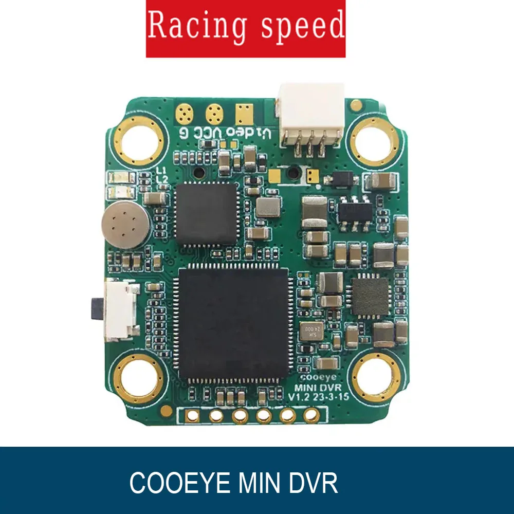 COOAI COOEYE BAYCK MINI DVR 5V-30V يدعم 512G MAX Micro SD PAL/NTSC/AHD720P (25/30/60fps) وحدة فيديو للكاميرا بدون طيار FPV RC