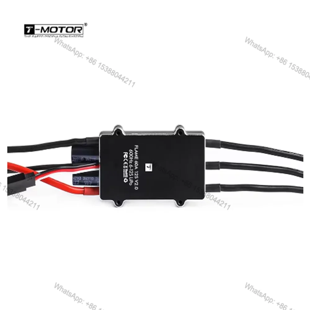 Hot Selling T-MOTOR FLAME 60A 12S V2.0 Multi-Rotor ESC 6-12S Electronic Speed Controller For Efficient reasonable dissipation