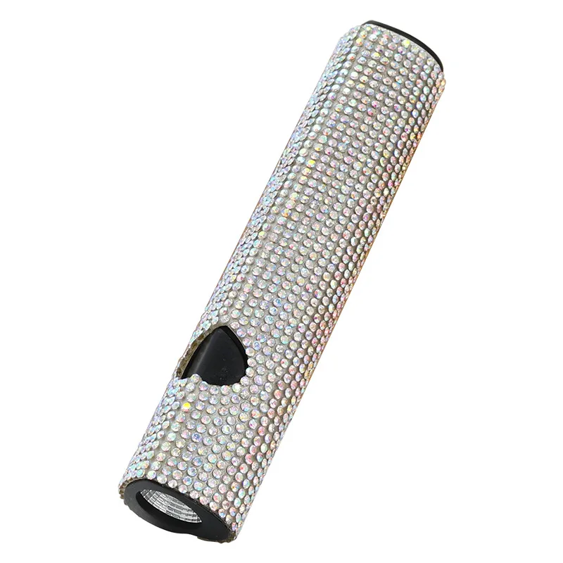 Ręczny metalowy reflektor do manicure z jednym słowem, nieczarna ręczna akumulatorowa lampa do fototerapii, szybkoschnąca lampa do paznokci