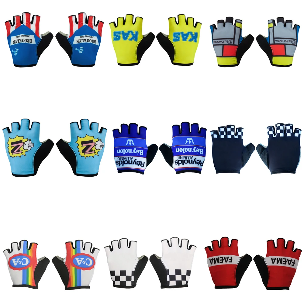 Half finger Cycling Gloves Bike Motorcycle Fitness Sports Gloves Wear-resisting Shockproof Breathable Unisex