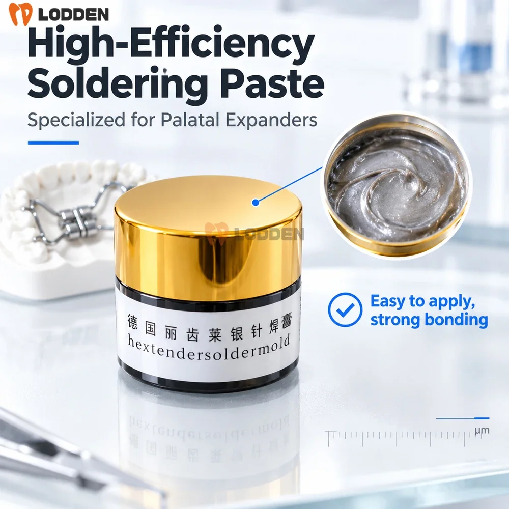 Dental Lab Solder Paste 10pcs Orthodontic Expansion Appliance Silver Wire Rod for Dentist Clinic