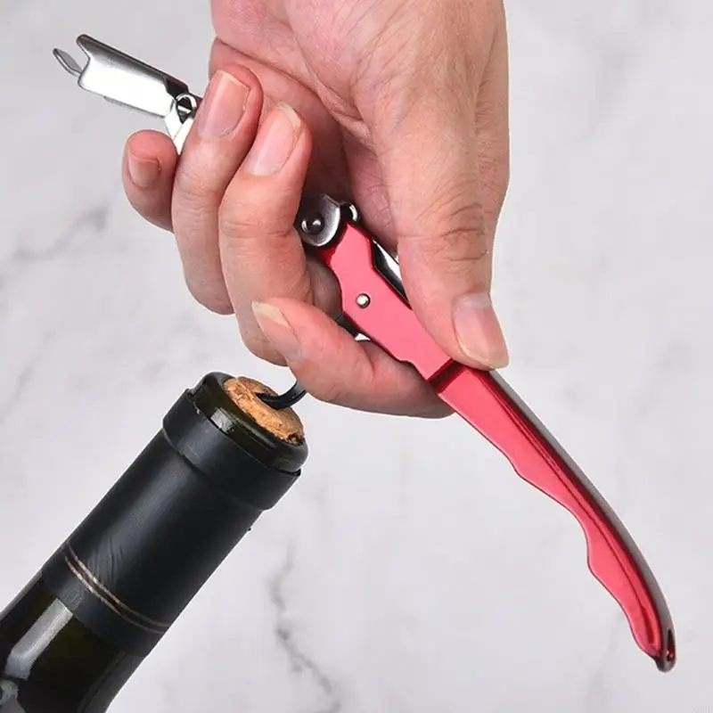 Professional Grades Stainless Steel Beer Bottles Opener With Wine Opener Ergonomic Kitchen Gadget Essential X3UC