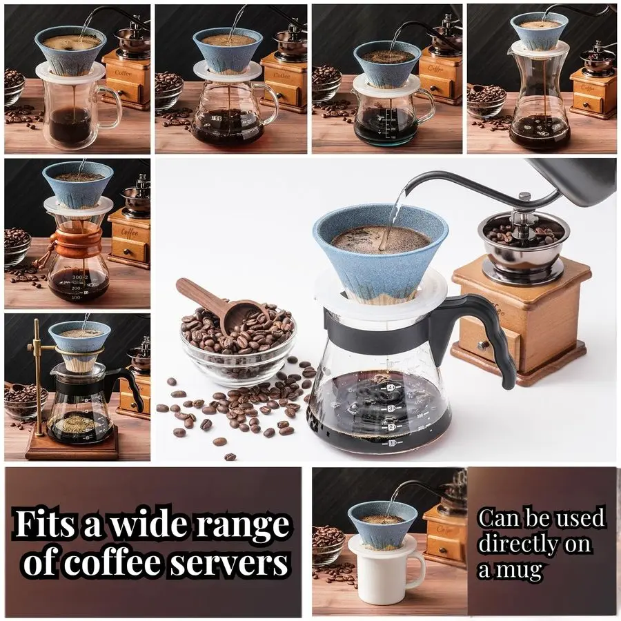 

Reusable Coffee Filter Dripper Paperless Sustinable Mt. Fuji Made in Japan Black