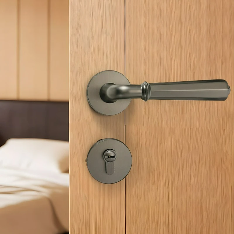 

Household Bedroom Universal Door Lock, Minimalist Interior, Office, Bathroom, Magnetic/silent Lock
