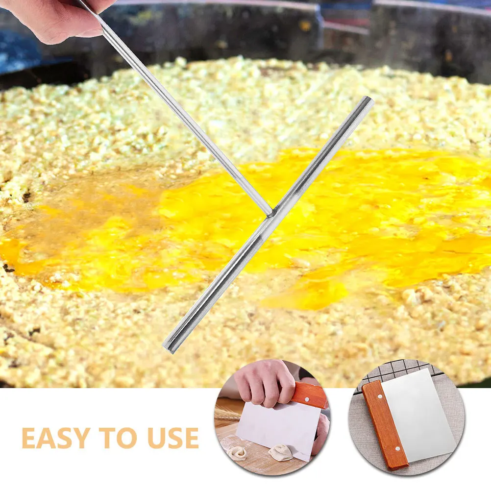 1 مجموعة الفولاذ المقاوم للصدأ فطيرة صنع أداة كريب مفرشة المطبخ المنزلية فطيرة كريب صانع مكشطة ملعقة الموزع أداة