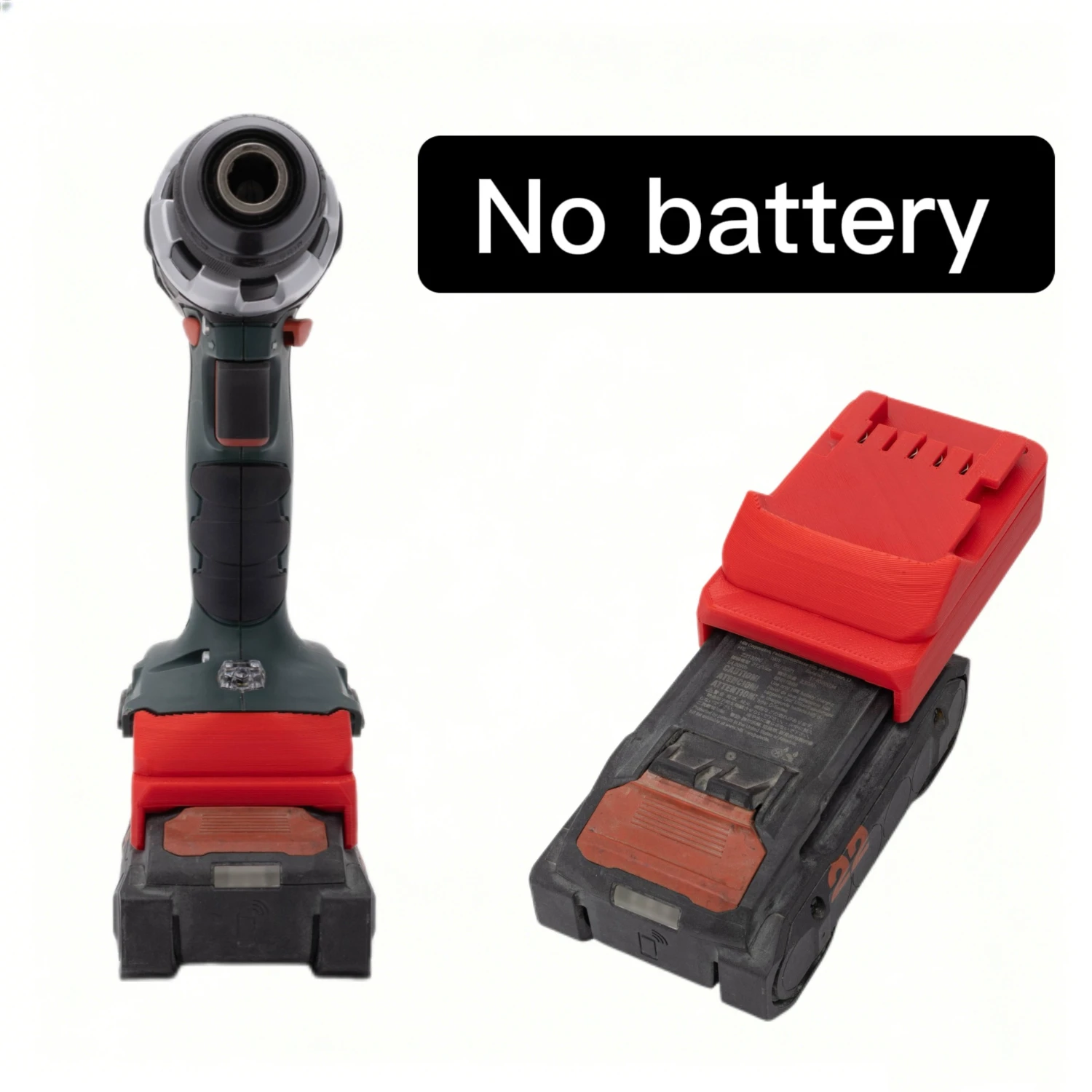 For New Hilti Nuron 22V Battery To Matebo 20V Power Tool Accessories Angle Grinder Wrench Battery Converter Adapter（No Battery）