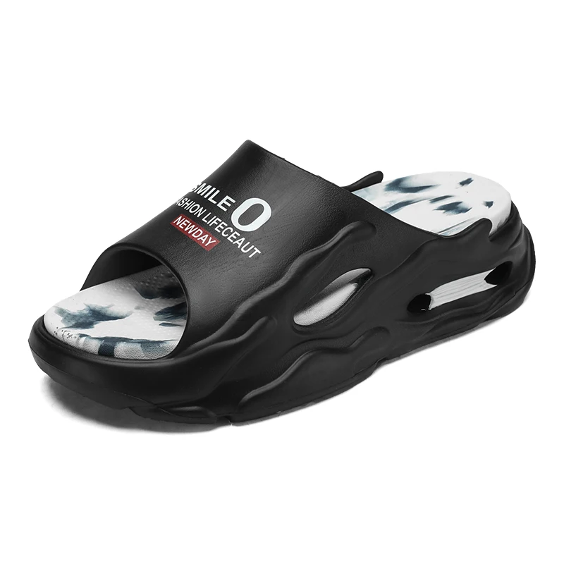 

Мужские и женские тапочки для летнего дома и улицы. Нескользящие пляжные сандалии на толстой подошве.