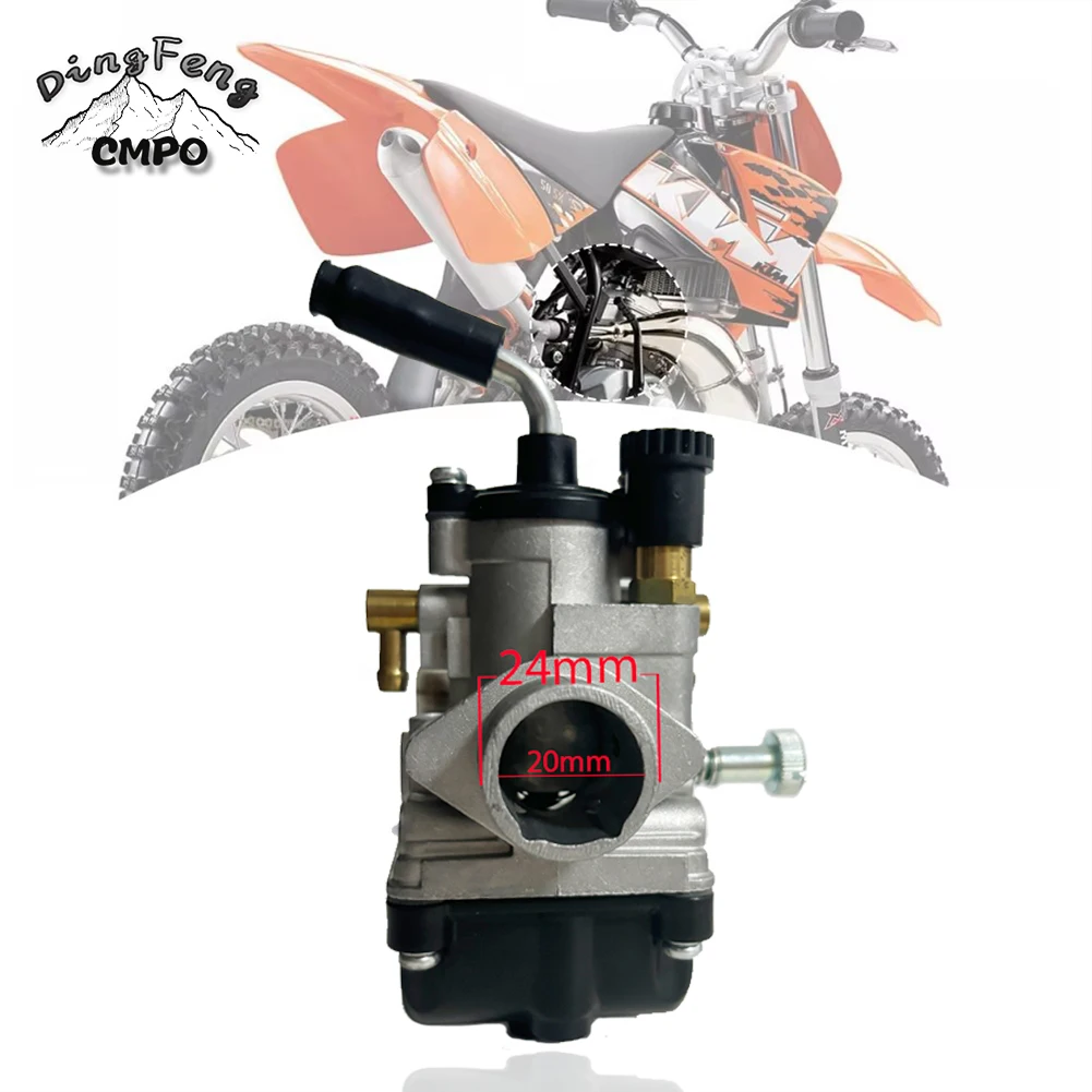 Motorcycle 19mm Carburetor For KTM50 Ktm50sx ktm 50 Sx Pro 50cc Senior Dirt Pit Bike Carb High Performance Dellorto Phbg 19 BS