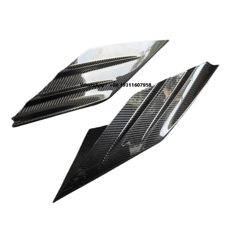 

Car Exterior Accessories PK Style Dry Carbon Fiber Side air Intake Panel Body Kit for Ferrari F8 Fender Vents