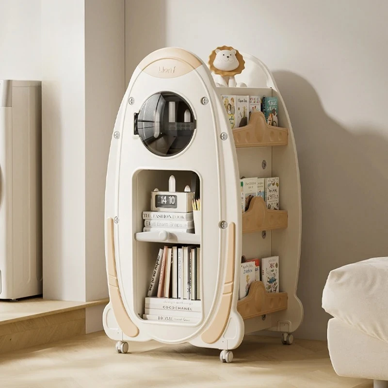 تصميم رف كتب دوار للأطفال، خزائن تخزين للأطفال، خزانة كتب، رف كتب بلاستيكي، رف كتب، أثاث، مجموعات ألعاب الغرفة