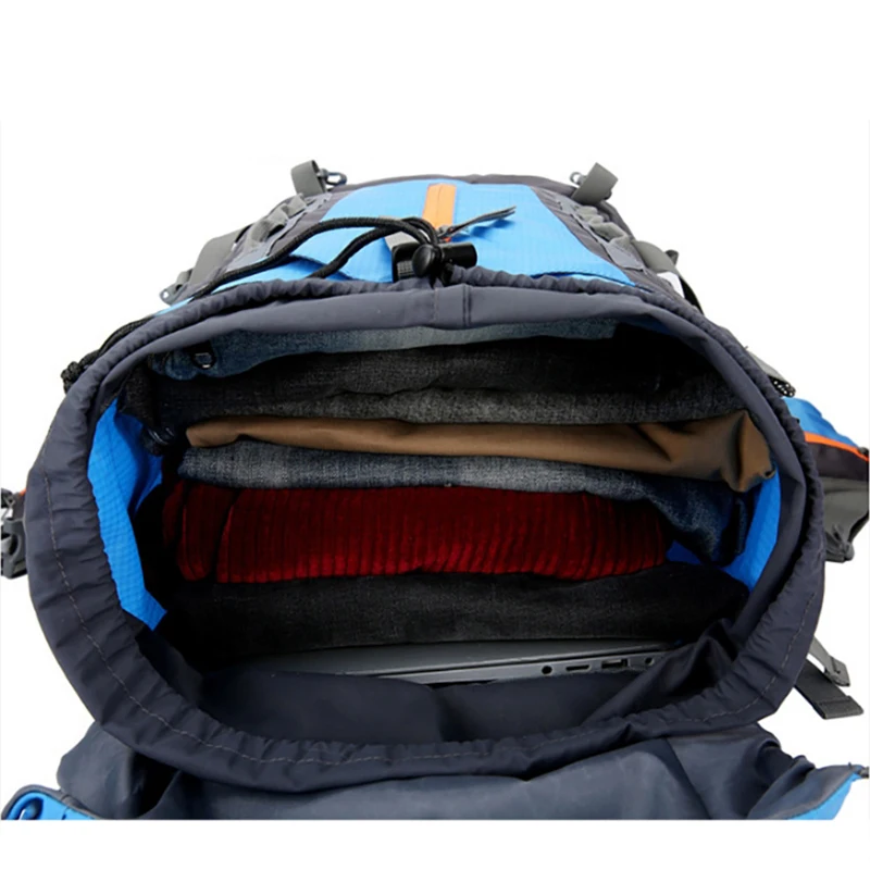 70L Camping Backpack Men\'s Travel Bag Climbing Rucksack Large Hiking Storage Pack Outdoor Mountaineering Sports Shoulder Bags