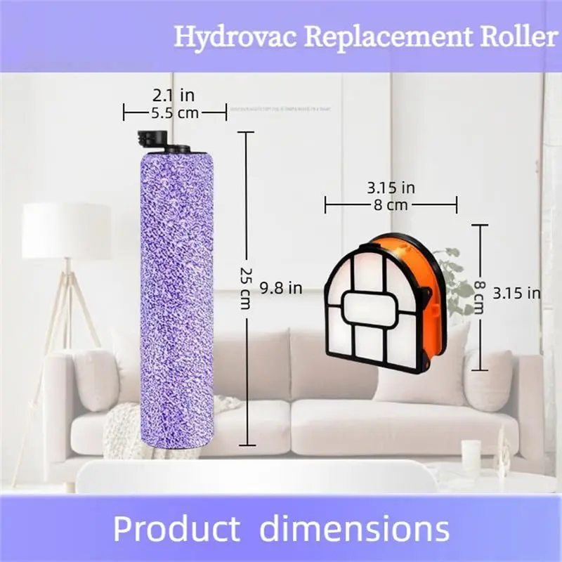 طقم استبدال A76G لـ Shark WD101، طقم استبدال مرشح WD201 لمرشح مكنسة Shark Hydrovac