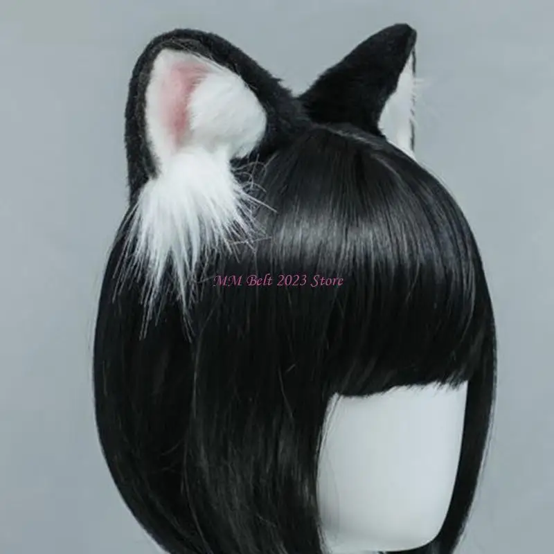 49ME جميل فو آذان الكلب عقال الشعر هوب لوليتا أنيمي حفلة تنكرية تأثيري حلي #1