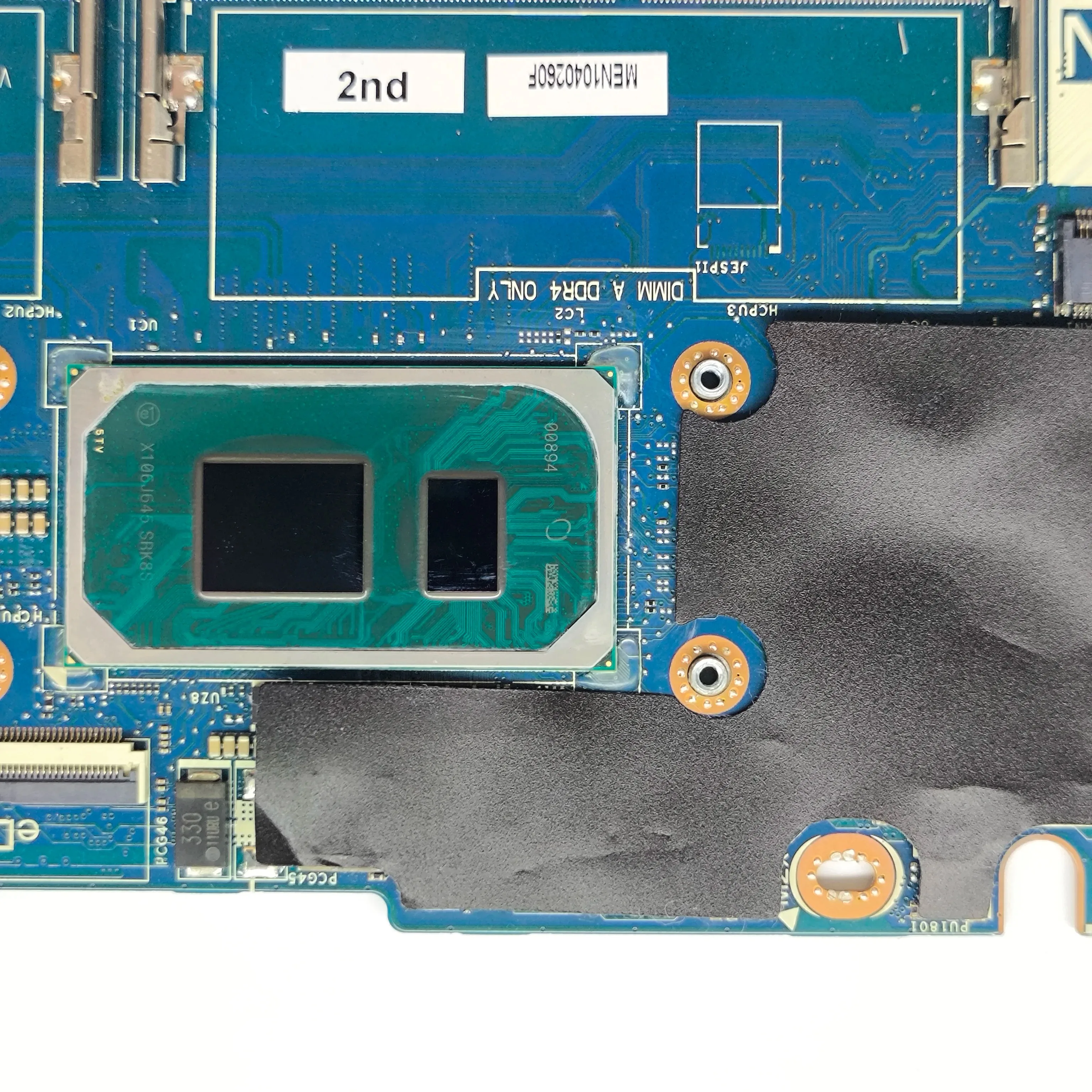 Motherboard Laptop 45 Pin untuk Dell Vostro 15 3510, Papan Sistem i3/i5/i7 Generasi ke-11, Pentium 7505, Celeron 6305, Papan CPU LA-L241P