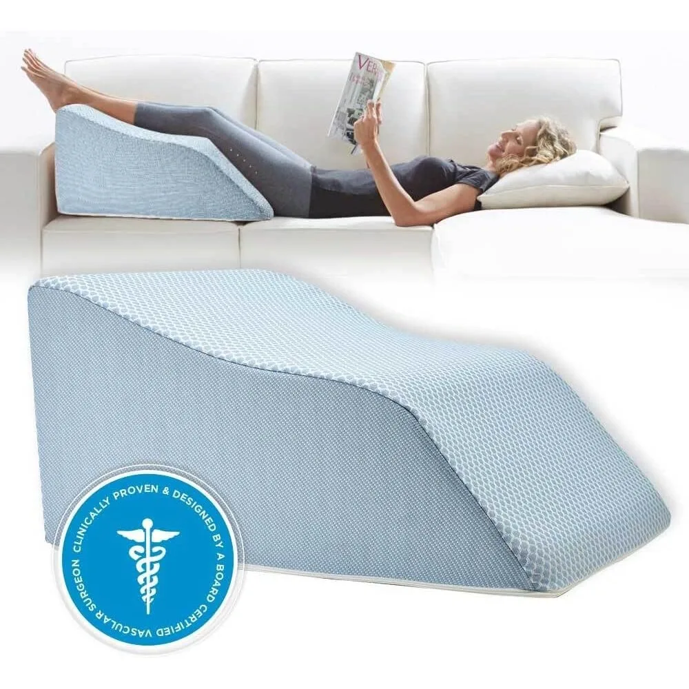 

Elevating Leg Rest Wedge Pillow, Light Blue, Large