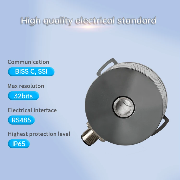 Absolute hollow shaft encoder multi-turn motor servo motor encoder KM60 stainless steel rotary encoder 16/17/19/20/22/24bits