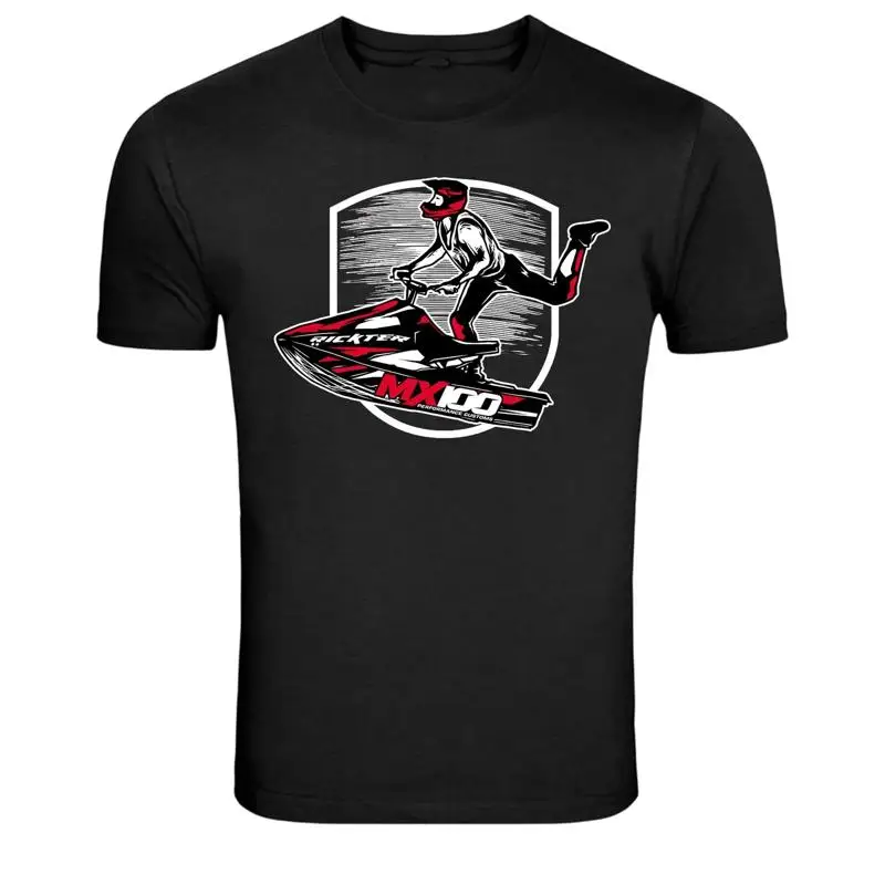 Jet Ski Rider Extreme Red White T-Shirt