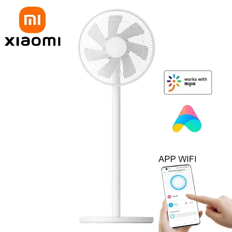 

XIAOMI MIJIA Smart DC Standing Fan 1X Upgraded Version Frequency Conversion Electric Floor Standing Fan Support MI HOME App Fans