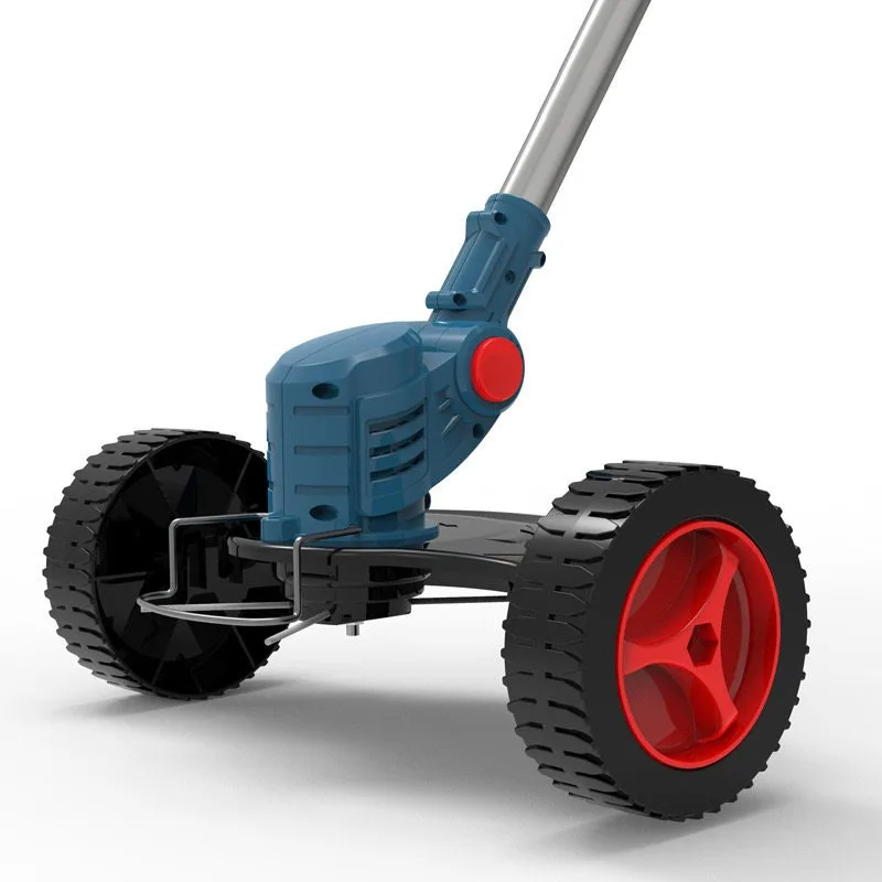 Cordless Electric Lawn Mower, Rechargeable Lithium‑ion Small Household Grass Cutter Multifunctional Garden Trimmer for Yard