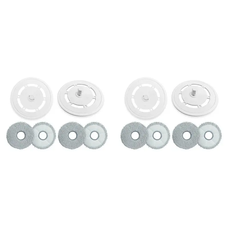 4X For Ecovacs Deebot T20 OMNI/T20 Pro Robot Mop Brackets Vacuum Mopping Plate Mop Cloth Mount Holder Replace Spare