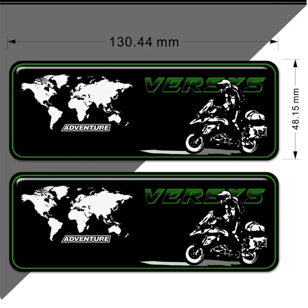 Tank Pad Stickers For Kawasaki VERSYS 300 400 650 1000 Adventure Protection Decal Trunk Protector Cases Windshield VERSYS-X 250