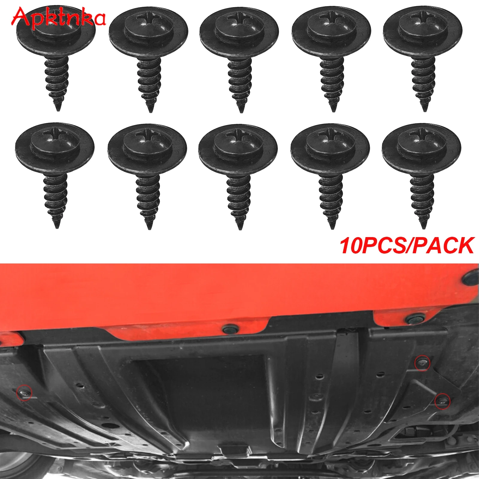 10 pçs 90114-se0-000 forro de pára-choque do carro respingo escudo roda arco forro parafuso para honda civic CR-V accord elemento caber HR-V