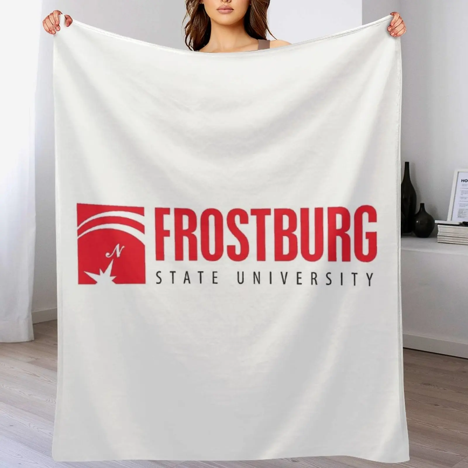 

Frostburg University Redesign Throw Blanket Cozy Napping Blanket Gift for Mom Dad