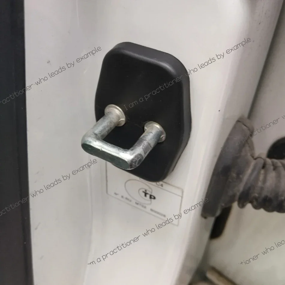 قفل الباب غطاء حماية قفل الباب غطاء اكسسوارات السيارات الداخلية لبيجو 308 408 508 3008 207 سيتروين C4L DS3 DS4 DS5 DS6 #3