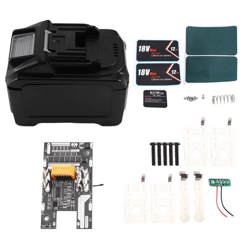 aa60-for-21v-15s-バッテリーケース-15x21700-li-ホルダー充電保護回路基板、電動工具用バランス機能付き
