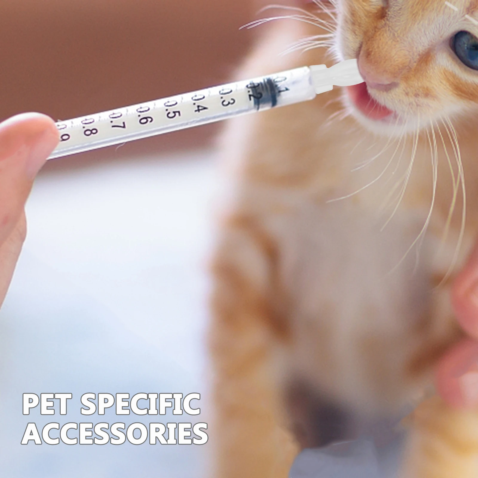 

20 Pcs Pet Feeding Nipples Kitten Puppy Nursing Kit Soft Silicone Feeder Pacifier for Kittens Pet Nursing Supplies Dog
