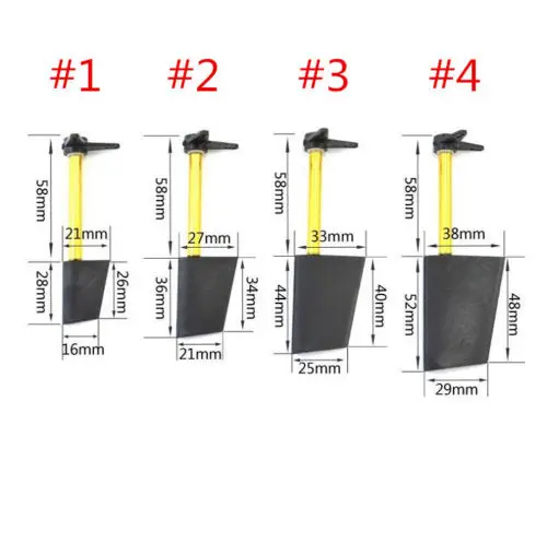 Full Immersed Nylon Rudder, Streamlined Steering Rudder for RC Boat & Scale Ship