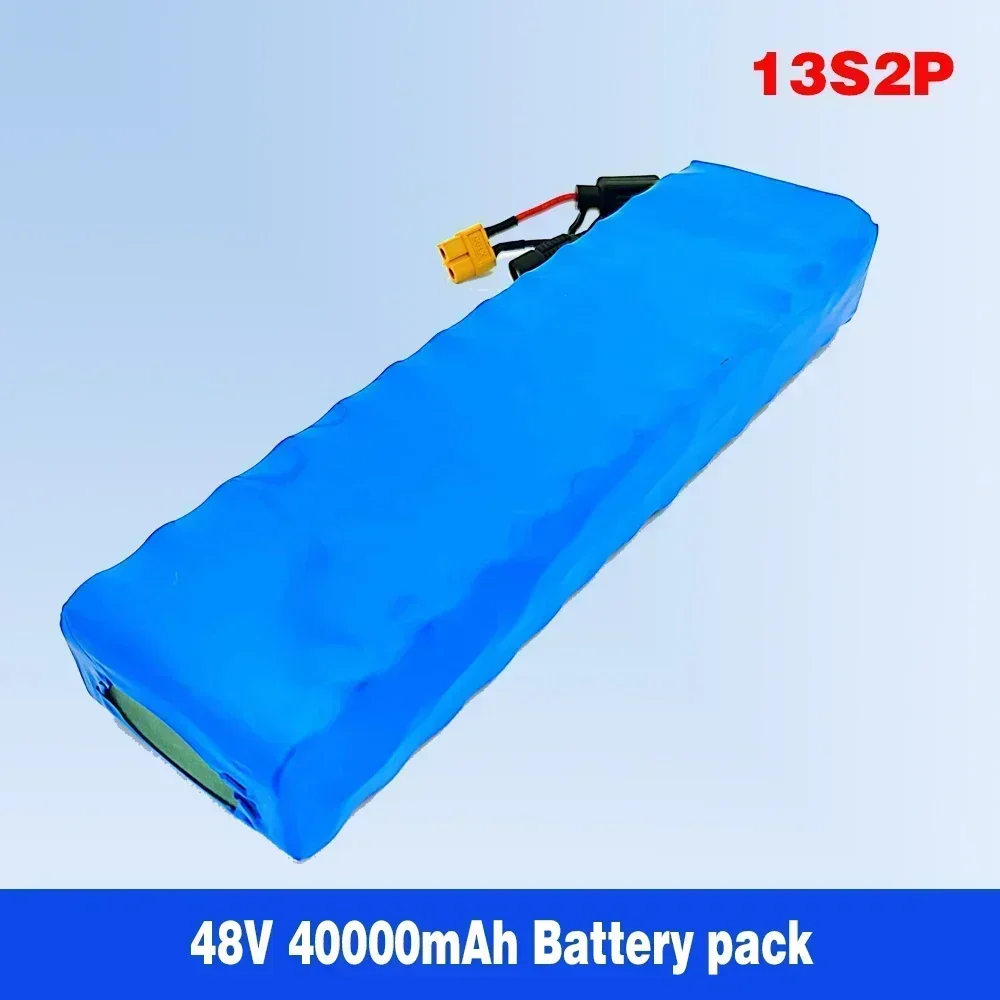 New Battery 48v 40Ah 18650 Lithium Ion Battery Pack 13S2P Bike Conversion Kit Bafang 1000w and 54.6V 2A Charger