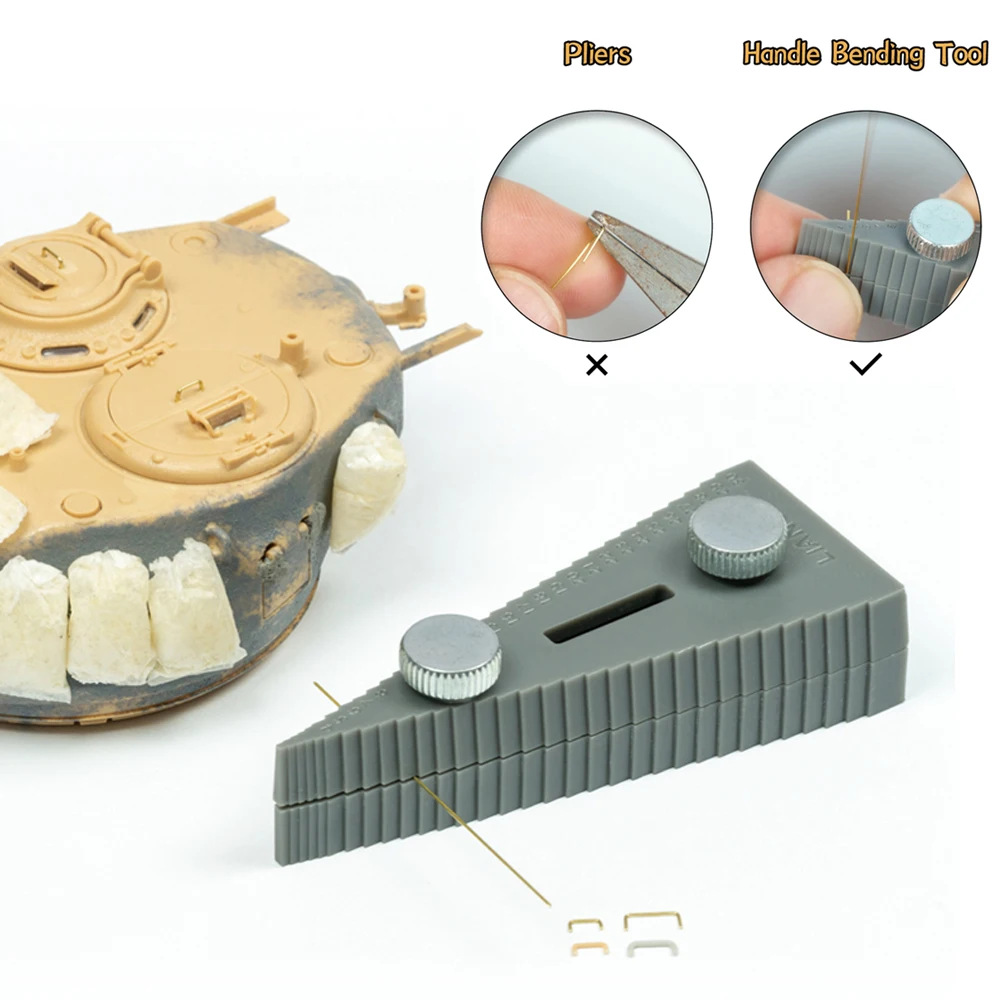 

For LIANG-0235 Handle Bending Tool Metal Copper Wire Etching Plate Bender for Model Building Tools Hobby DIY Assembly Accessory