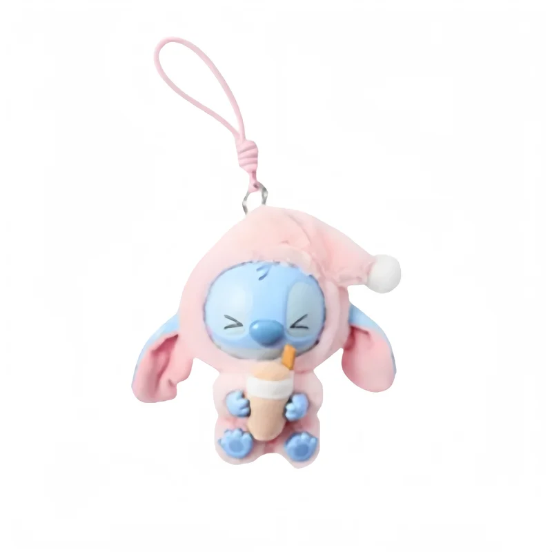 Originele Stitch kan niet te slaperig worden zonder een hapje van een serie Vinyl Blind Box Dolls Hanger Schattige pop sleutelhanger Kawaii Gift