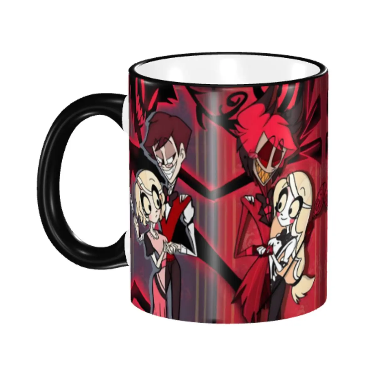 

Custom Hazbins Hotels Mugs Musical Comedy Ceramic Coffee Mug Cup Creative Present