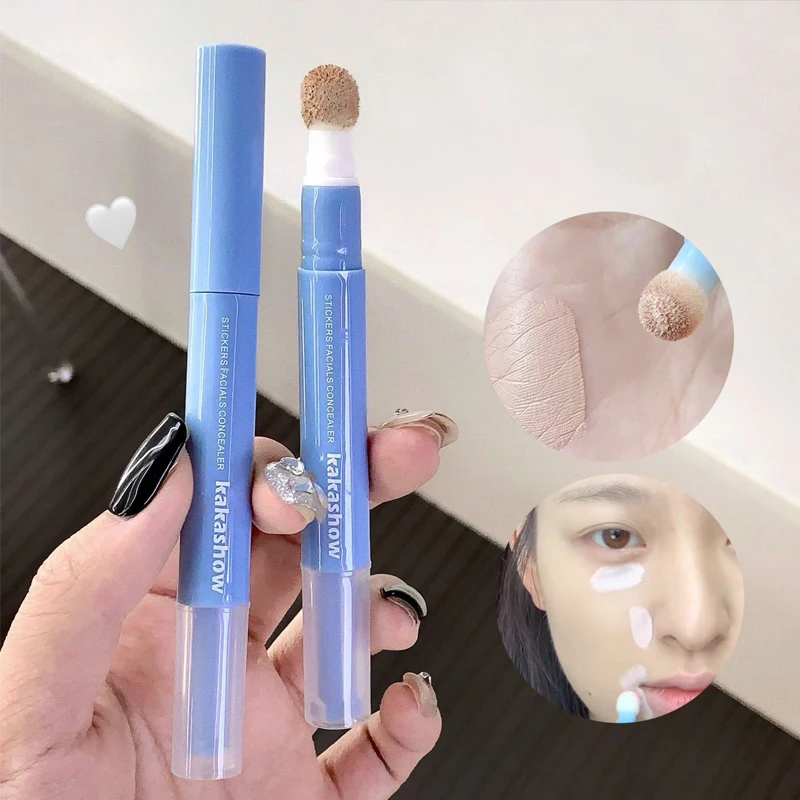 Novo corretivo facial loção caneta 2g cobertura completa de longa duração à prova dwaterproof água brilho cobrindo círculos de olho preto marcas de acne maquiagem